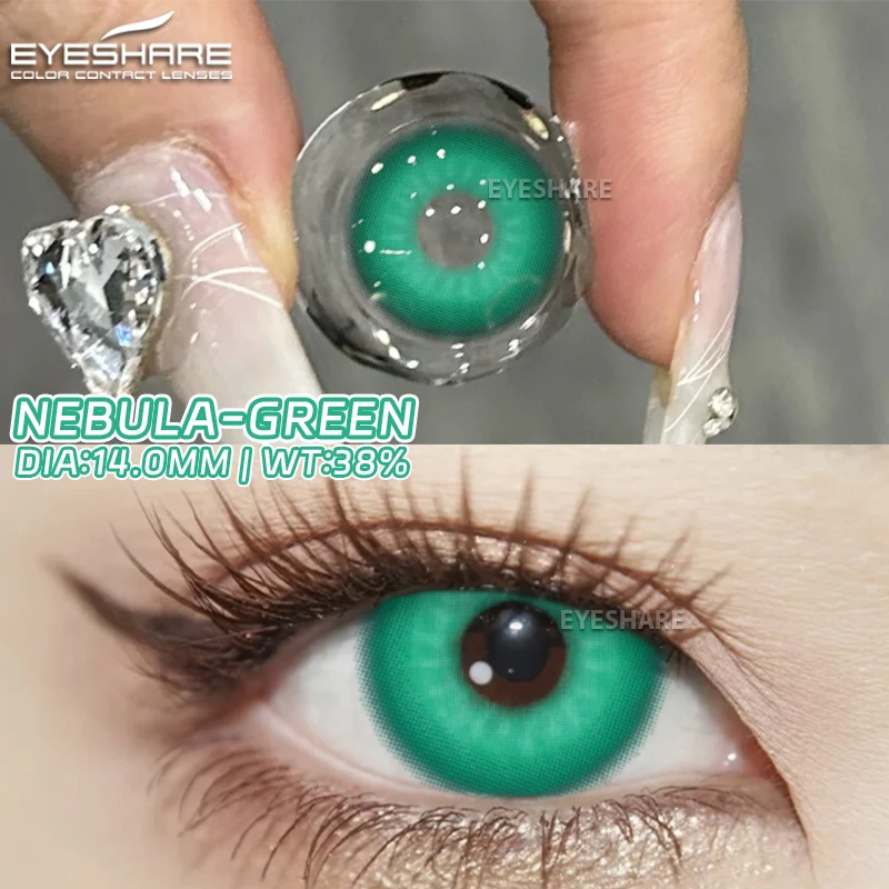 Vibrant Anime Cosplay Color Contact Lenses for Halloween Makeup – Fast Shipping