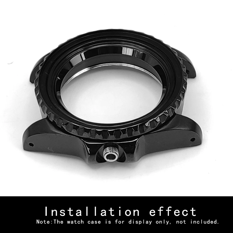 304 스테인리스 스틸 시계 장 링 실버 골드 블랙, 세이코 SKX007 009 SRPD53 NH35 36 무브먼트 시계 케이스 수리 부품