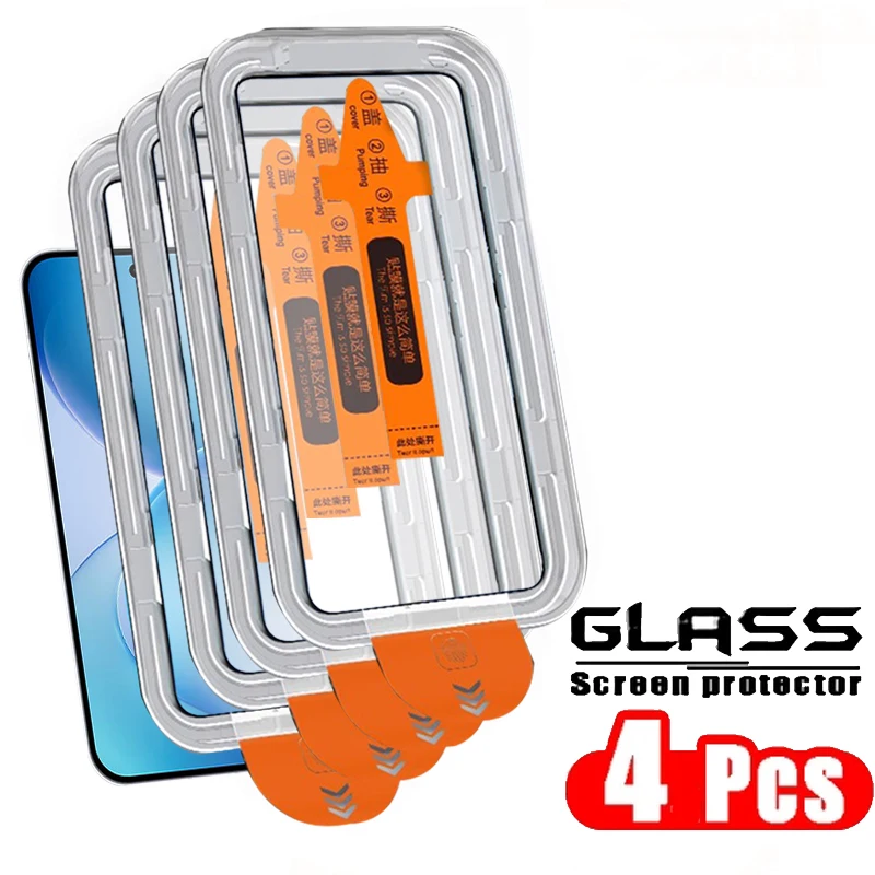 Premium Tempered Glass Screen Protector for OPPO Reno 16 Pro – 9H Hardness, Full HD Clarity, Dust-Free, Available in Sets of 1 to 4