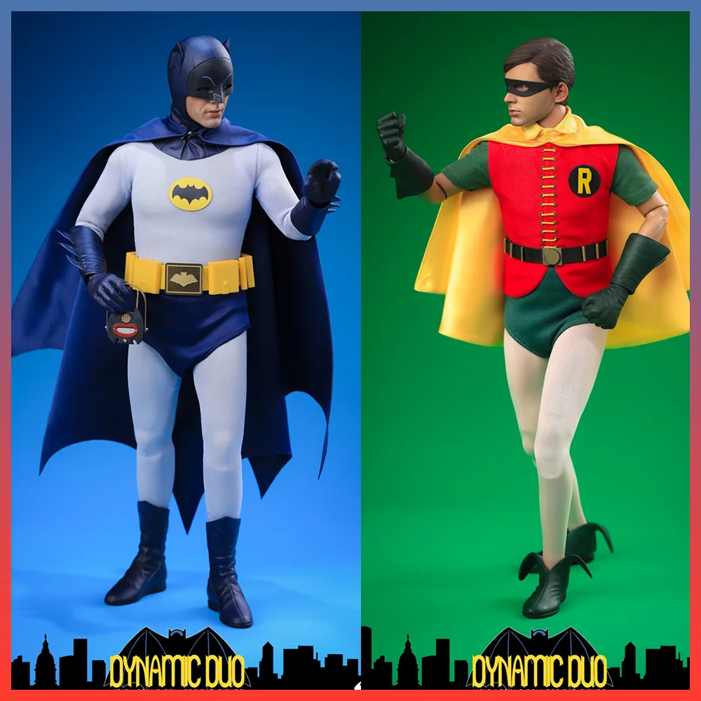 

Saturn Toys ST001 1/6 Scale Dynamic Duo Batman Robin Twin Suit Collectible Figure Model Full Set 12'' Men Soldier Action Figures