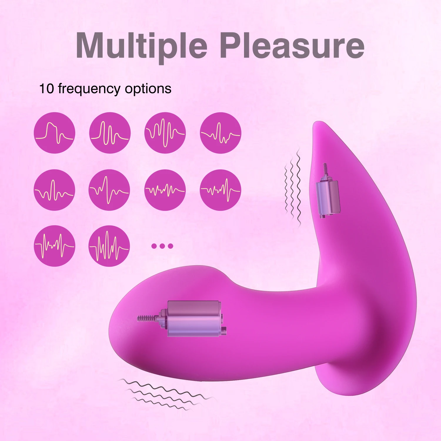 Vibromasseur gode portable pour femme, stimulateur de clitoris, télécommande, point G, masturbateur féminin, jouet sexuel pour adulte_voghion.com