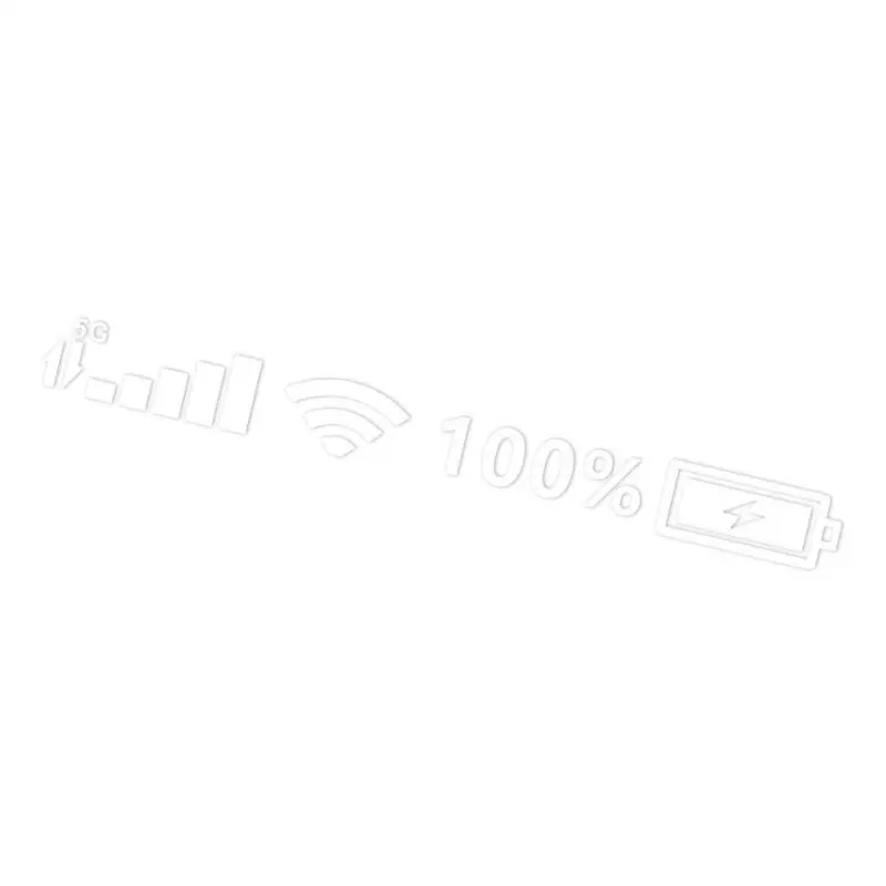 

Car Stickers Car Windshield Stickers Signal WiFi Power Mobile Phone Logo Car Window Decals Stickers For Men Women
