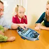 Children Catapult Marble Toy Catapult Battle Board Play Parent-child Double Game Machine Educational 2-player Battle Table Games 4