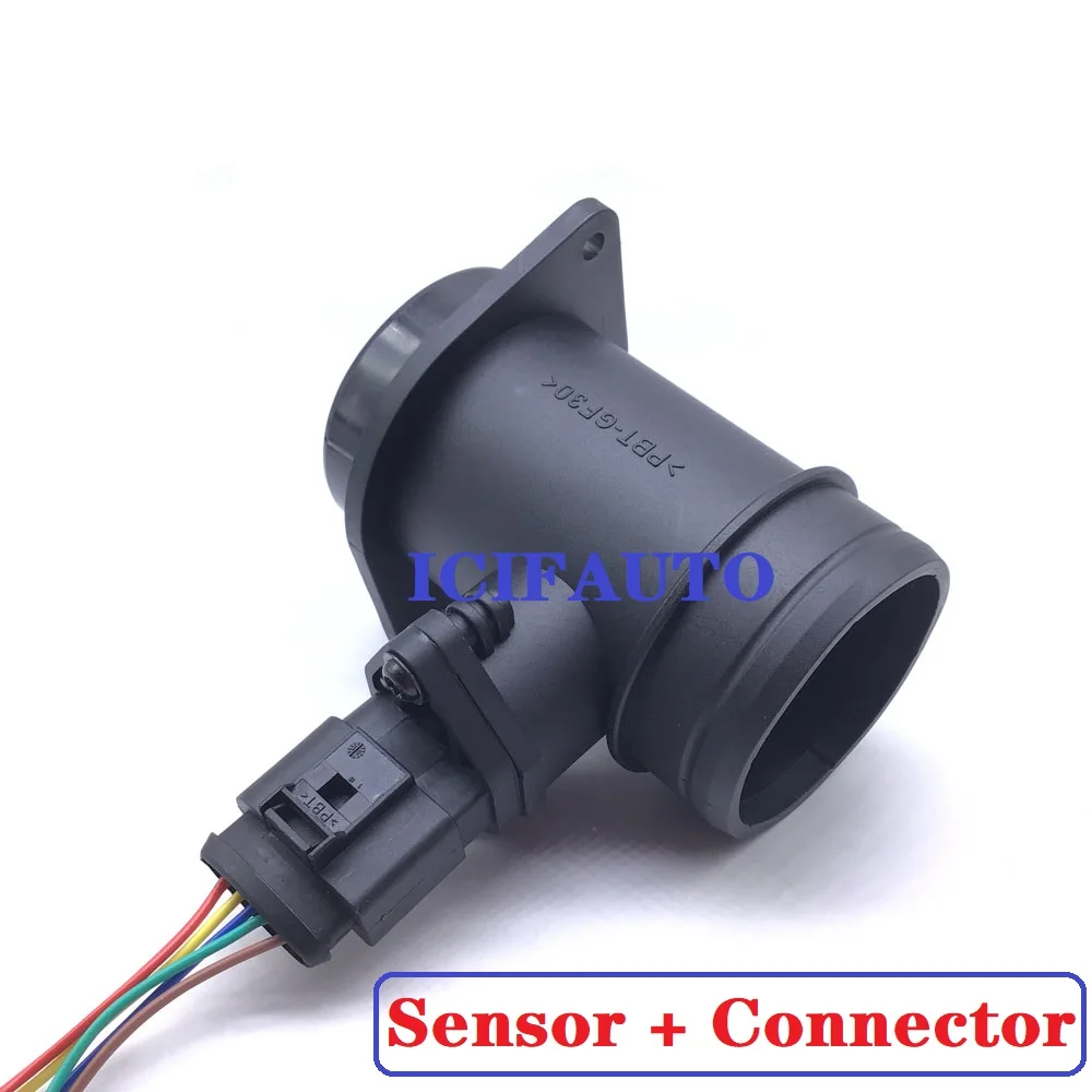 0986284001 MASS AIR FLOW METER MAF SENSOR+PIGTAIL CONNECTOR FOR VW TRANSPORTER T4 BUS 2.5 TDI 95-03 OE 028906461 0281002216