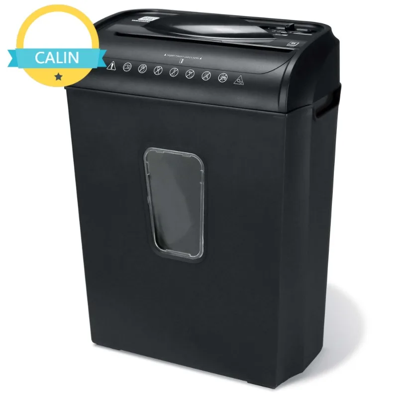 

Pen + Gear 6-Sheet Crosscut, Paper/Credit Card Shredder, 11.5L x 6.5W x 16H in.