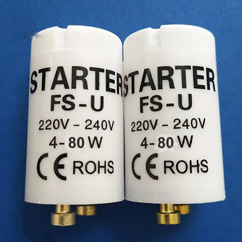 DNSHAN 6 Pièces Ampoule Tube Fluorescent Starter 4-65W 220-240V LED Starter Starter Pour Tubes Fluorescents De Starter LED Pour Tube Fluorescentes Lampe, XF400048 - View #3