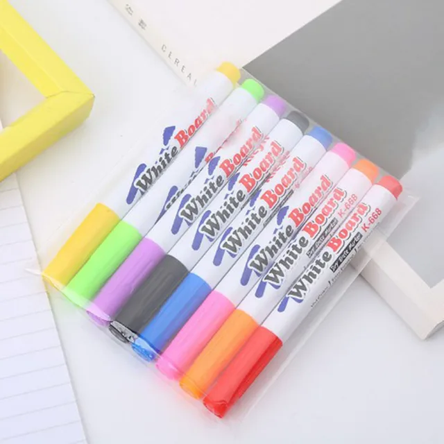 Diy Lowing Lewarding Pent Víz Végrehajtás Markák Jelell Pens Magas Doodle Támogatás Toll Művészeti Iskola 8/12 Színek - Image 2