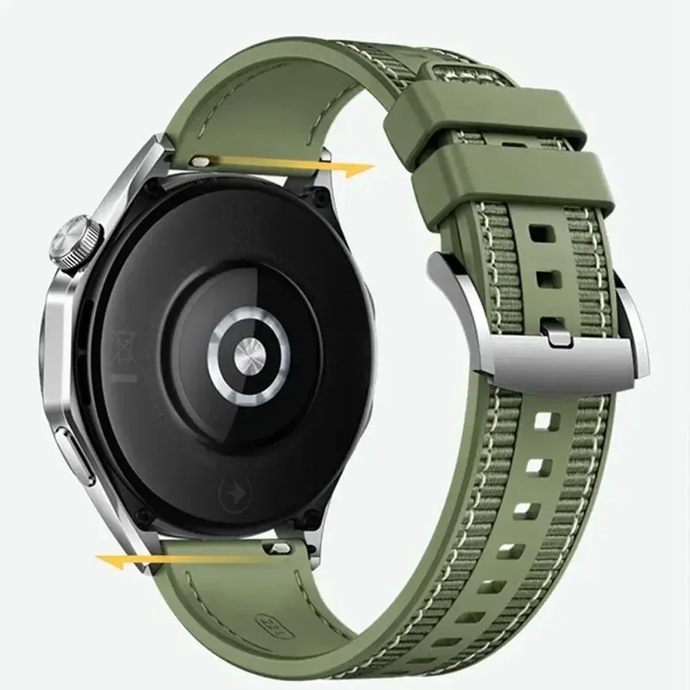 Premium 22mm Composite Silicone Strap – Versatile and Durable Watch Band