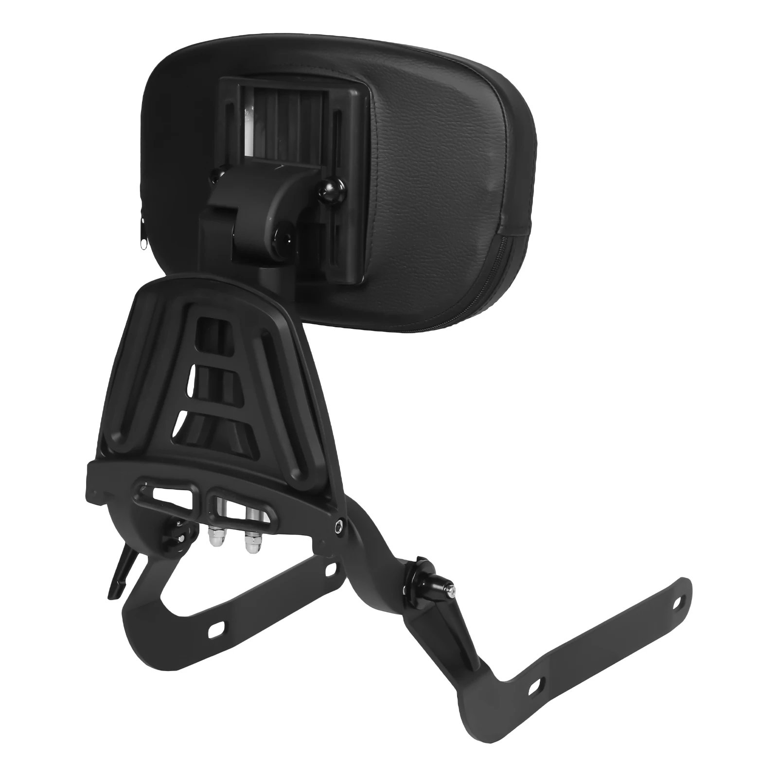 Motorcycle Passenger Sissy Bar Backrest Adjustable Passenger Backrest Pad Multi-Purpose for Harley XG750/500 Street750/500 14-22