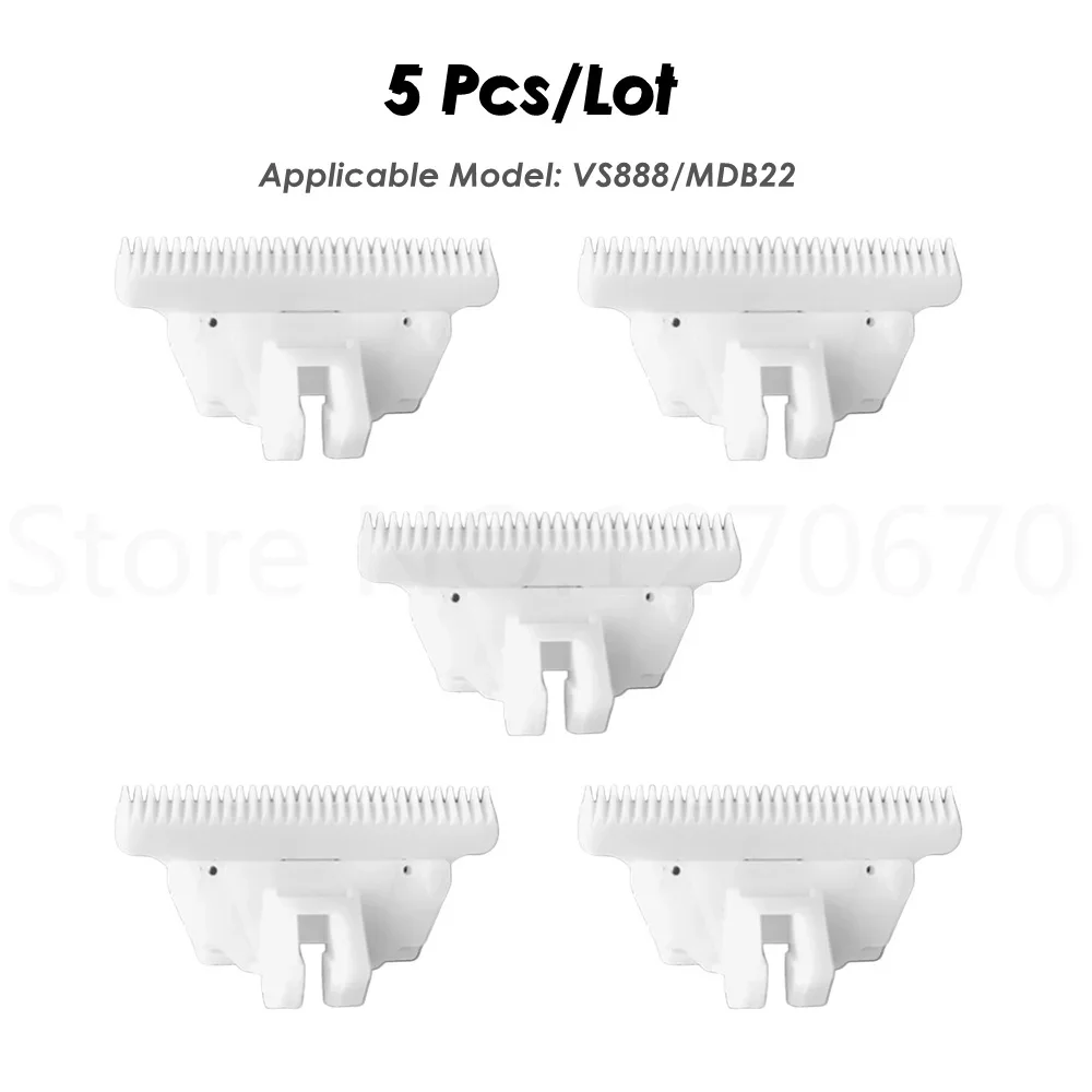 5pcs/lot Pet Clipper Ceramic Blade Tool Bit Replacement Parts Cutter Head for AOBO VS888 MDB22 Dog Trimmer Spare Knife 30 Teeth dog clipper blades clipper replacement parts