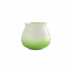 Ceramic Coffee Mug - Unique Modern Style, Perfect for Latte, Cappuccino, and Tea, 180ml (Green)