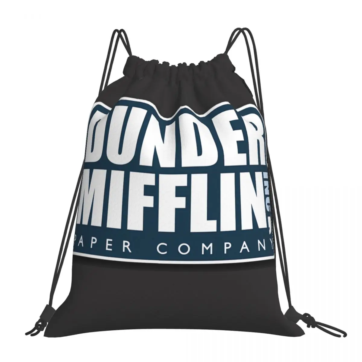 Dunder Mifflin London Drawstring Bags Gym Bag Unisex Sports Gym Bag Fitness Building Muscle Shopping Sackpack