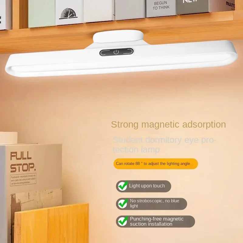 LED Mirror Front Makeup Light Magnetic Suction Installation Dormitory Charging USB Remote Control Touch Light