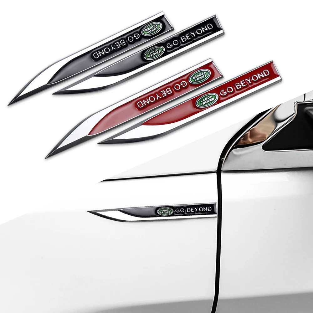 Car 3D Metal Emblem Fender Stickers Side Door Window Body Decalcomanie Accessori Auto Per Land Rover Discovery 3 4 Range Rover Velar