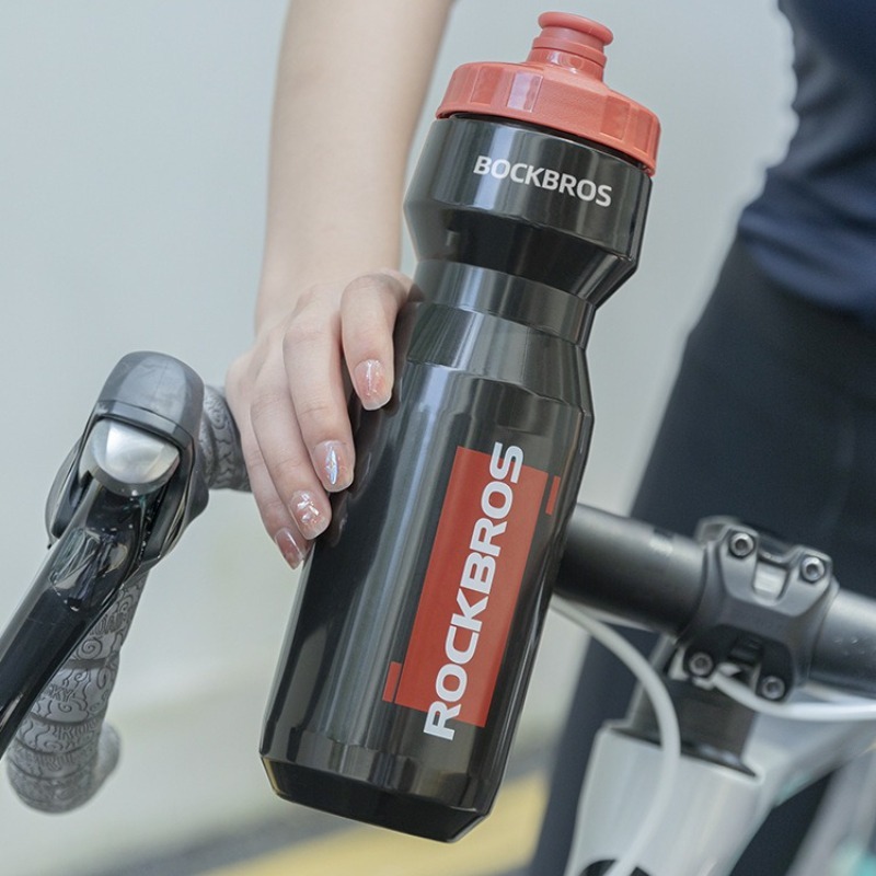 750ml Bicycle Water Bottle Food Grade Sports Fitness Running Riding Camping Hiking Cycling Kettle Leak-proof Bike Bottle Cage