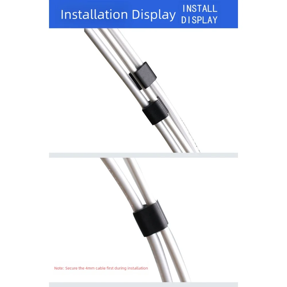 6pcs 자전거 케이블 관리 클립 키트 나일론 브레이크 및 시프트 와이어 하네스 고정 장치 14x8x3cm 허브 오일 파이프 바인딩 고정 장치