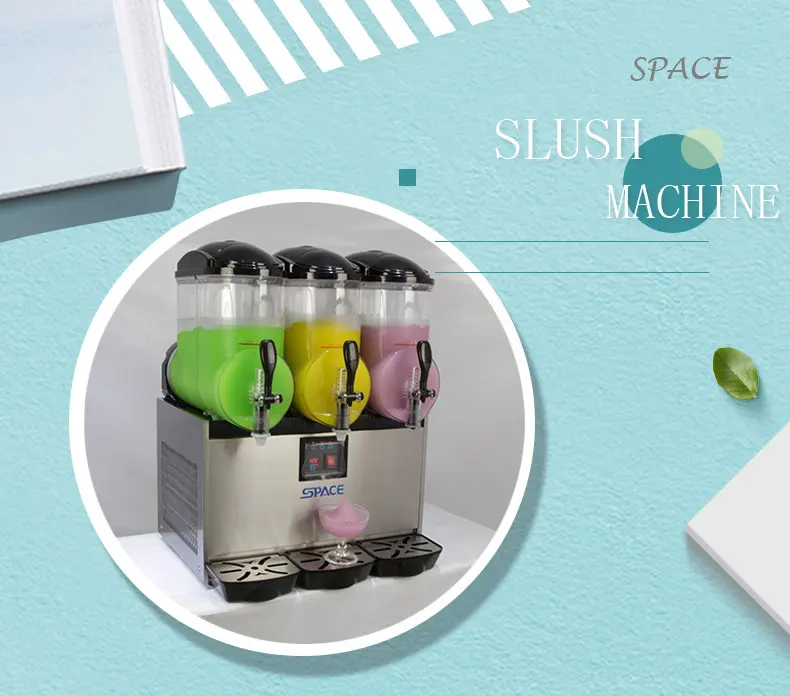 Description Picture 2 of item45L Commercial Frozen Drink Slush Slushy Making Machine Smoothie Ice Maker