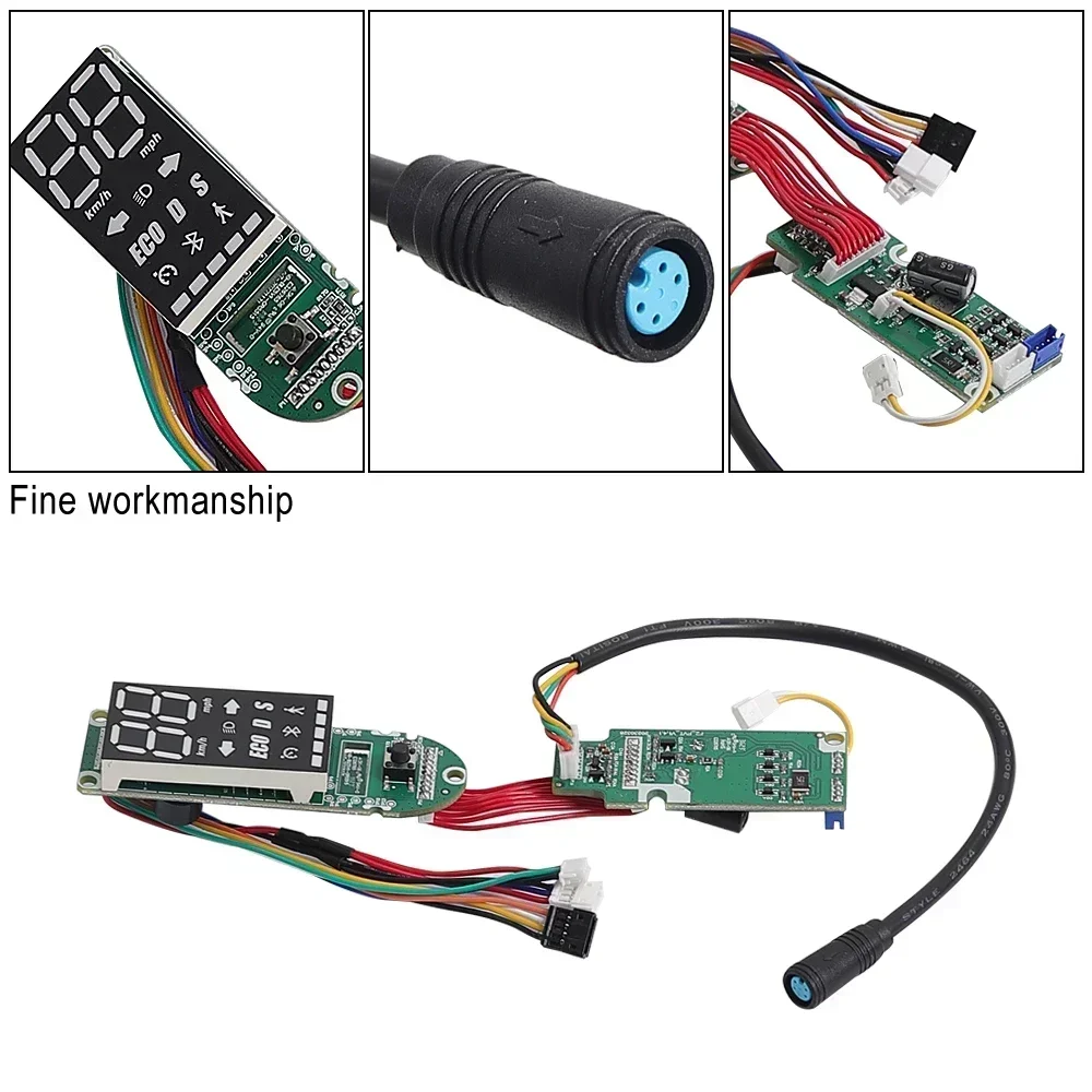 Electric Scooter Dashboard Controller Replacement with LED Display