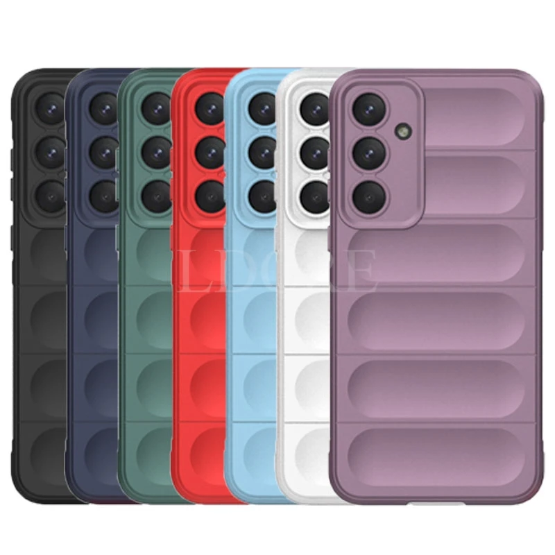 

For Samsung Galaxy A55 Case Liquid Silicone Cover Samsung A55 Cover Shockproof Rubber Phone Protector Samsung Galaxy A55 Case
