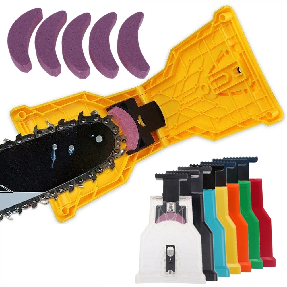 Professional Woodworking Chainsaw Teeth Sharpener Sharpen Chain Saw Bar-Mount Fast Grinding Sharpening Chainsaw Chain Tools Professional Woodworking Chainsaw Teeth Sharpener Sharpen Chain Saw Bar-Mount Fast Grinding Sharpening Chainsaw Chain Tools