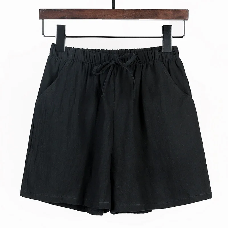 2022 2021 new high quality summer  casual shorts solid color shorts women black shorts