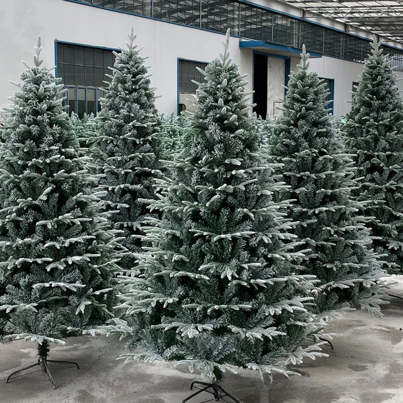 

1.2/1.5M Christmas Tree Encryption White Simulated Snow Tree Encryption PE Less Snow Christmas Tree Ornaments Decorations