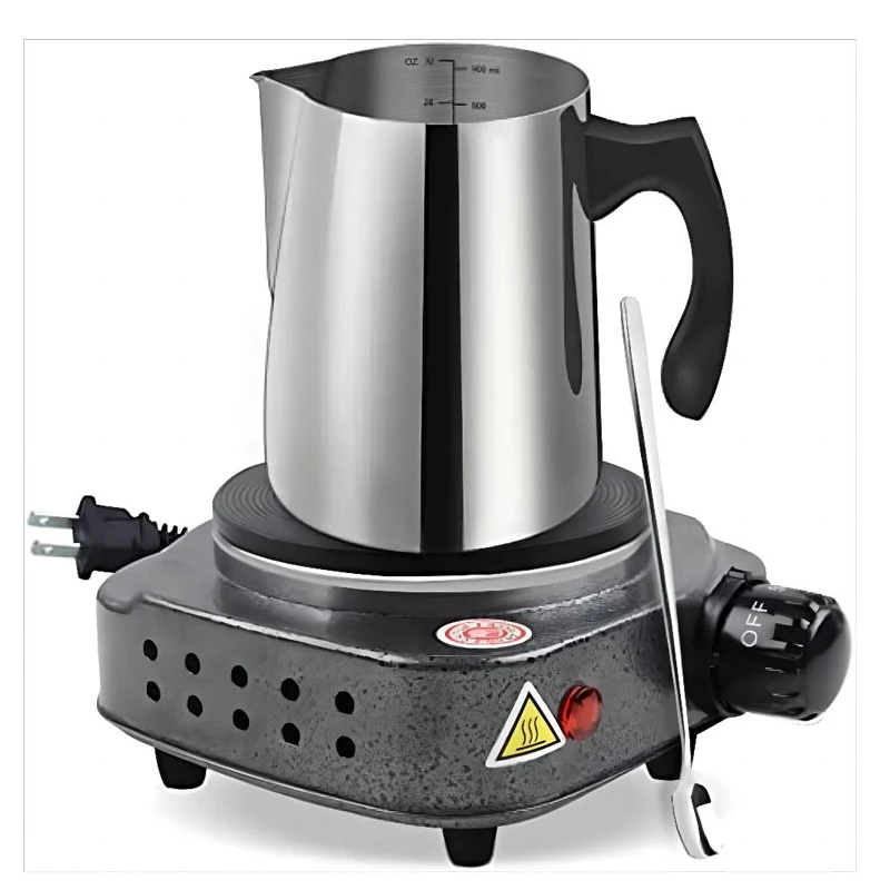 CandleMakingPouringPotwithElectricHotPlateforMeltingWaxPot