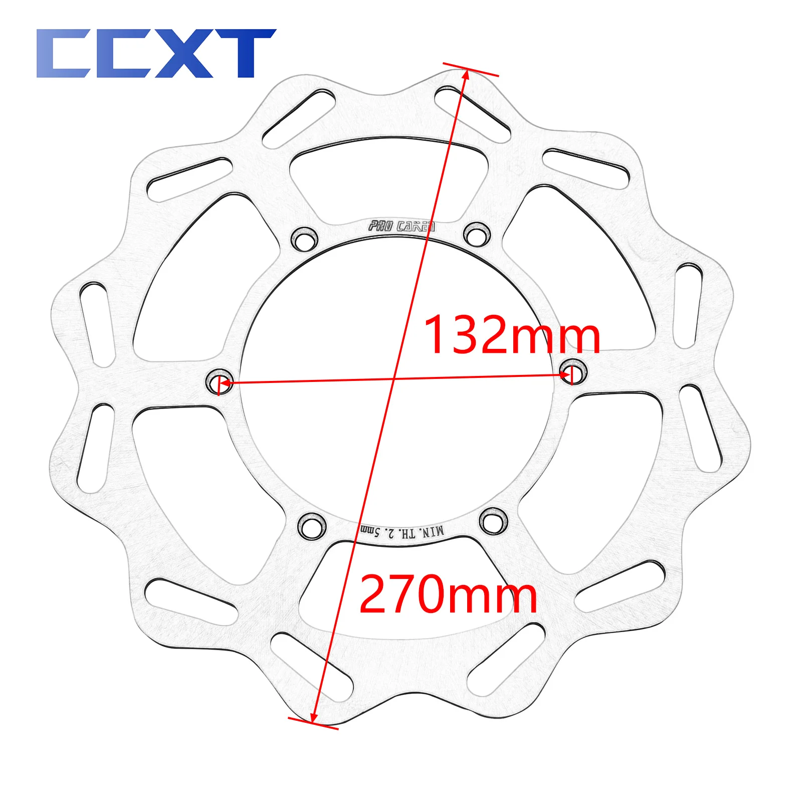 Motorcycle 245mm 270mm Front Rear Brake Disc Rotor For Yamaha WR250F WR450F 2001- YZ400F WR400F 1998-2000 YZ426F WR426F 2002
