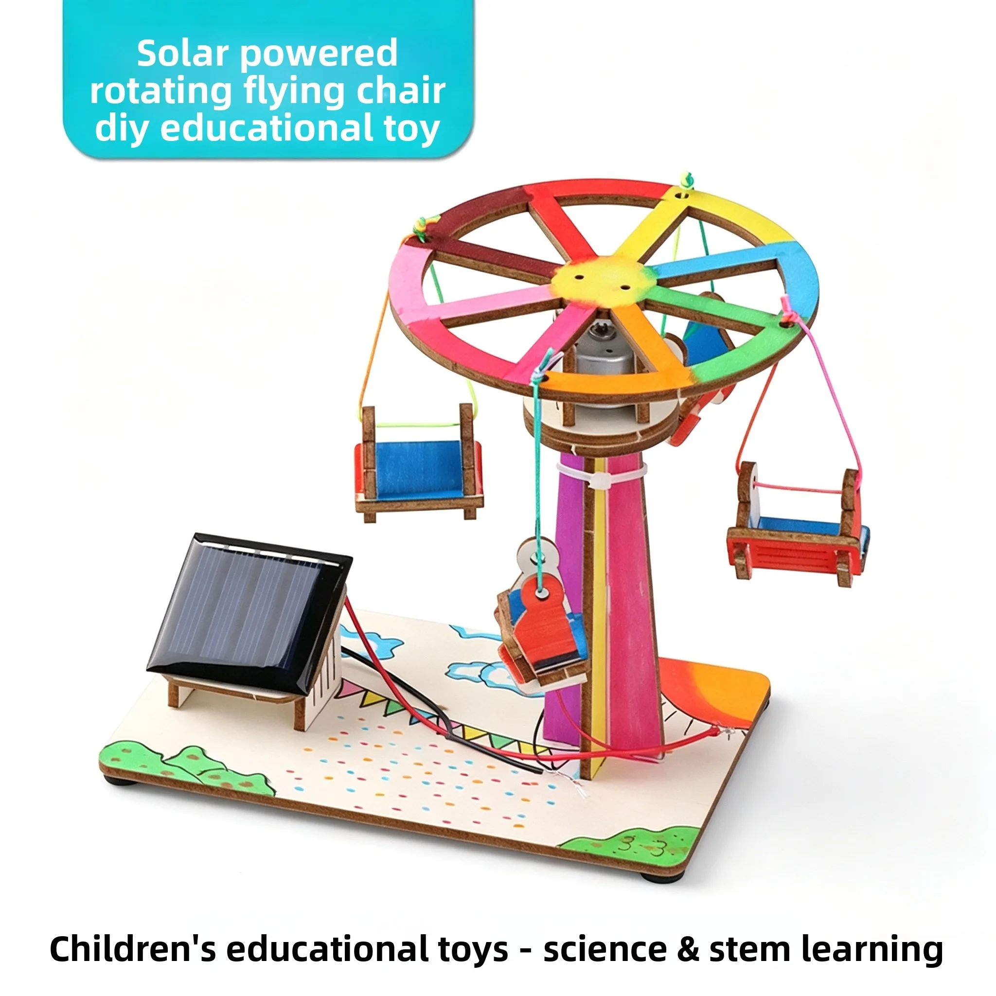 ตัวเลือกสินค้า พัดลม DIY พลังงานแสงอาทิตย์ ของเล่น STEM สำหรับเด็ก