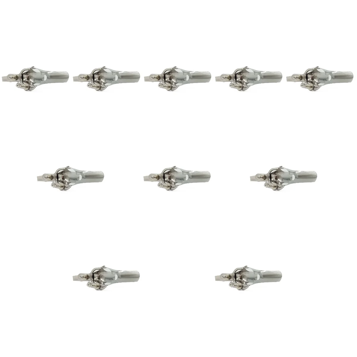 

10 шт. вигнеральный расширитель расширительного зеркала, многоразовый стианс-стальной для офиса, гинекологии и дома