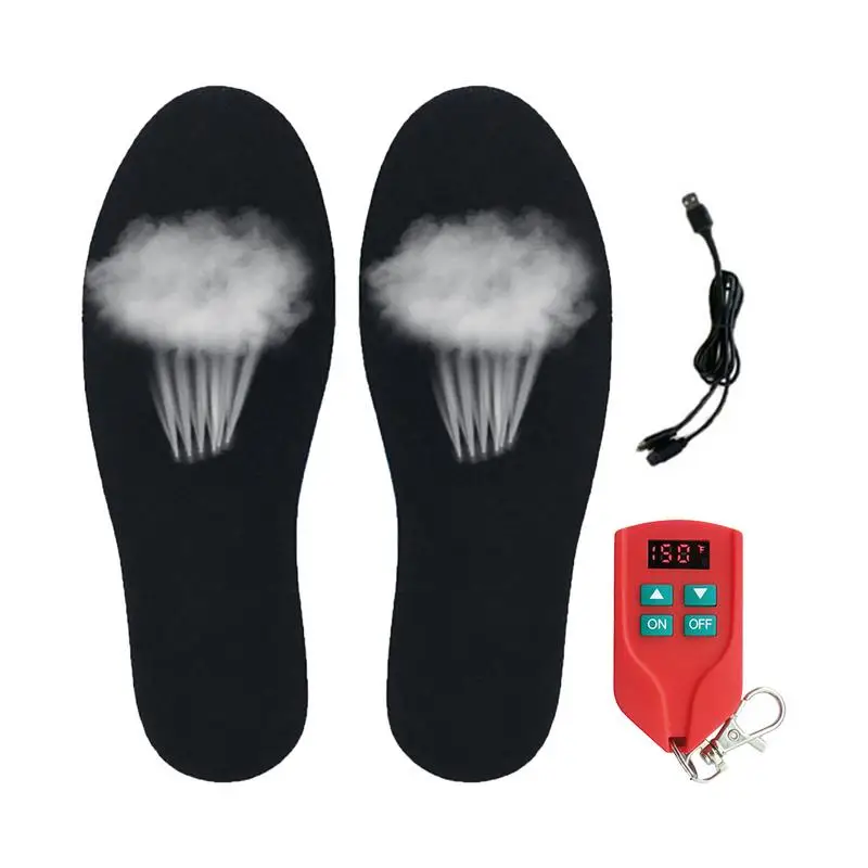 

Electric Heated Foot Warmer Insoles Foot Warmer Heating Shoe Insoles Heating Shoe Insoles Washable Cuttable Led Display