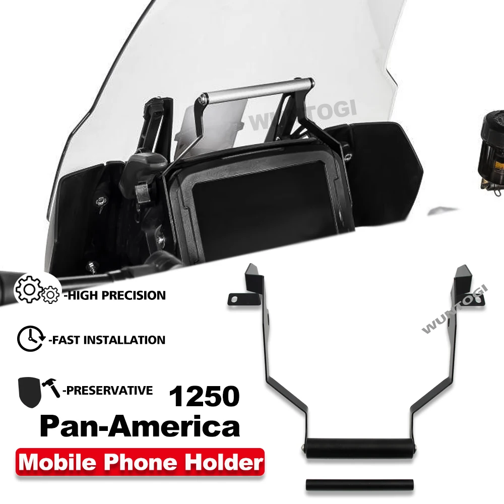 Motorcycle Mobile Phone Holder For PAN AMERICA 1250 PA 1250S Stand