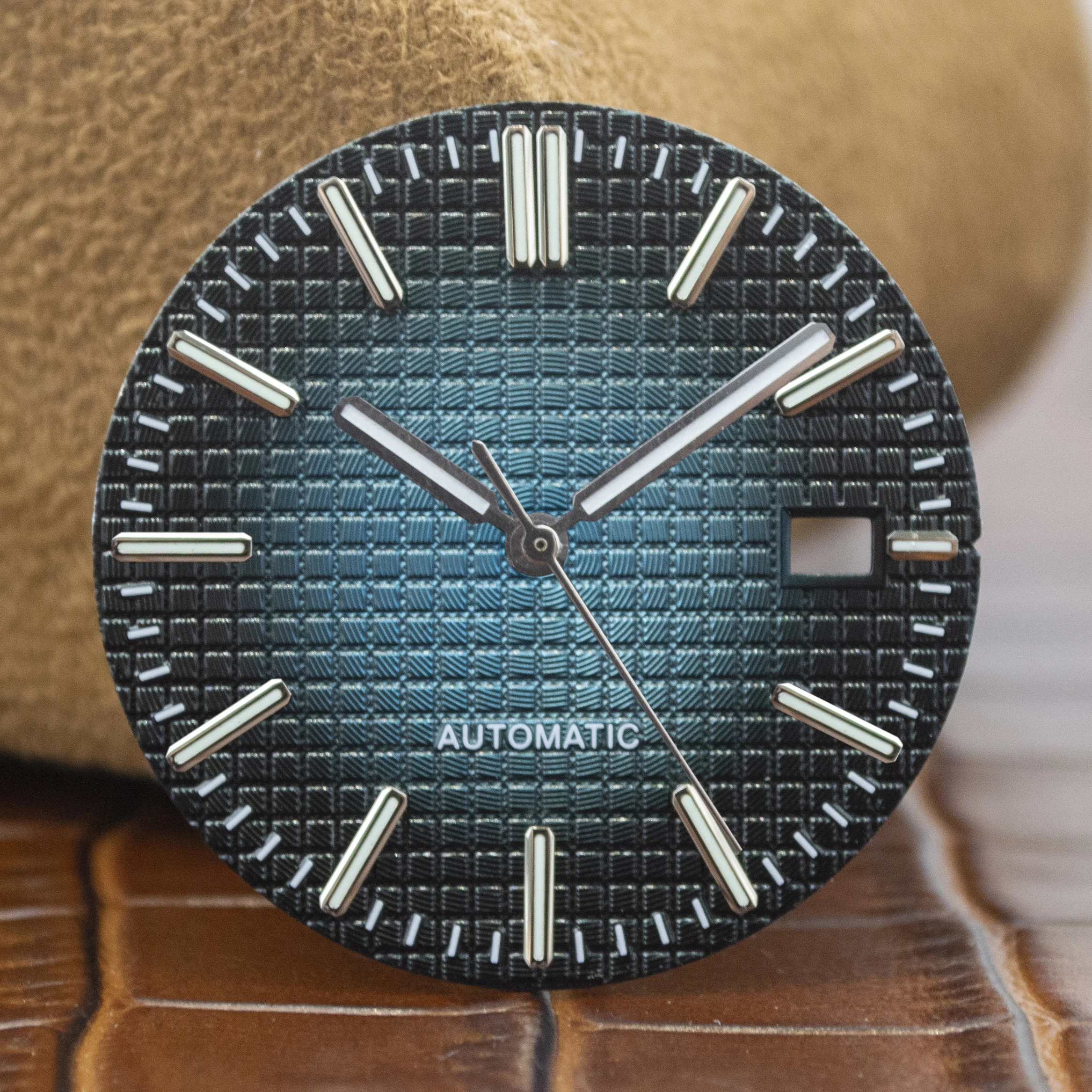 Rose Gold Black PVD Stainless Steel Watch Case with Sapphire Glass - 41mm Waterproof Design