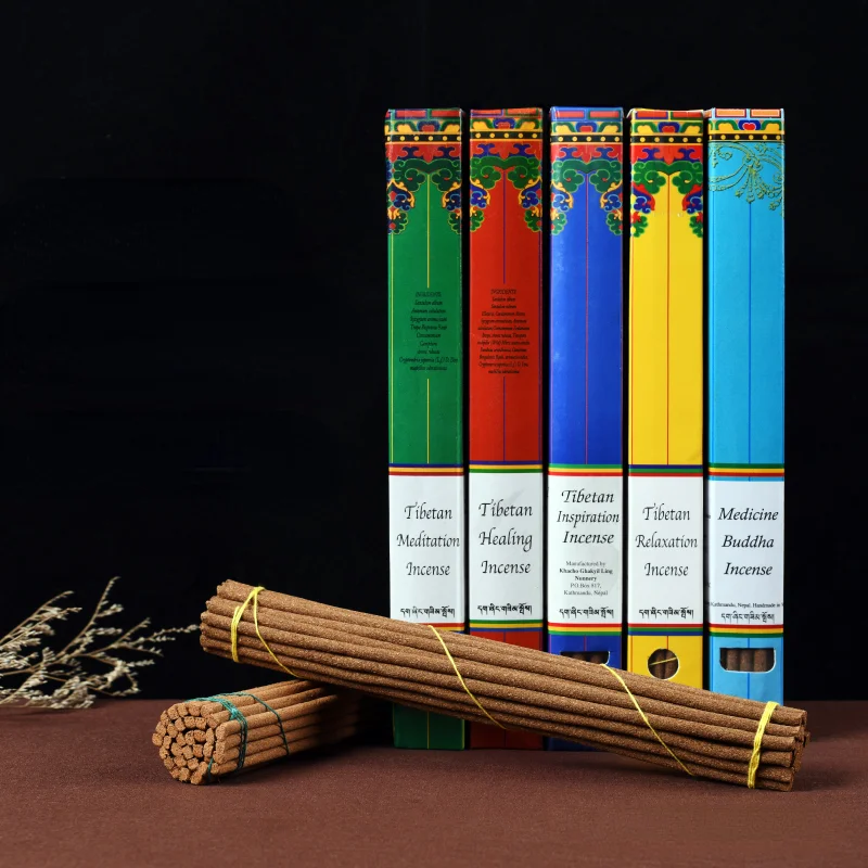 

5 Kinds of Nepal Temple Pure Land Tibetan Incense Handmade Thread Incense Home Indoor Health Aromatherapy Meditation Soothing