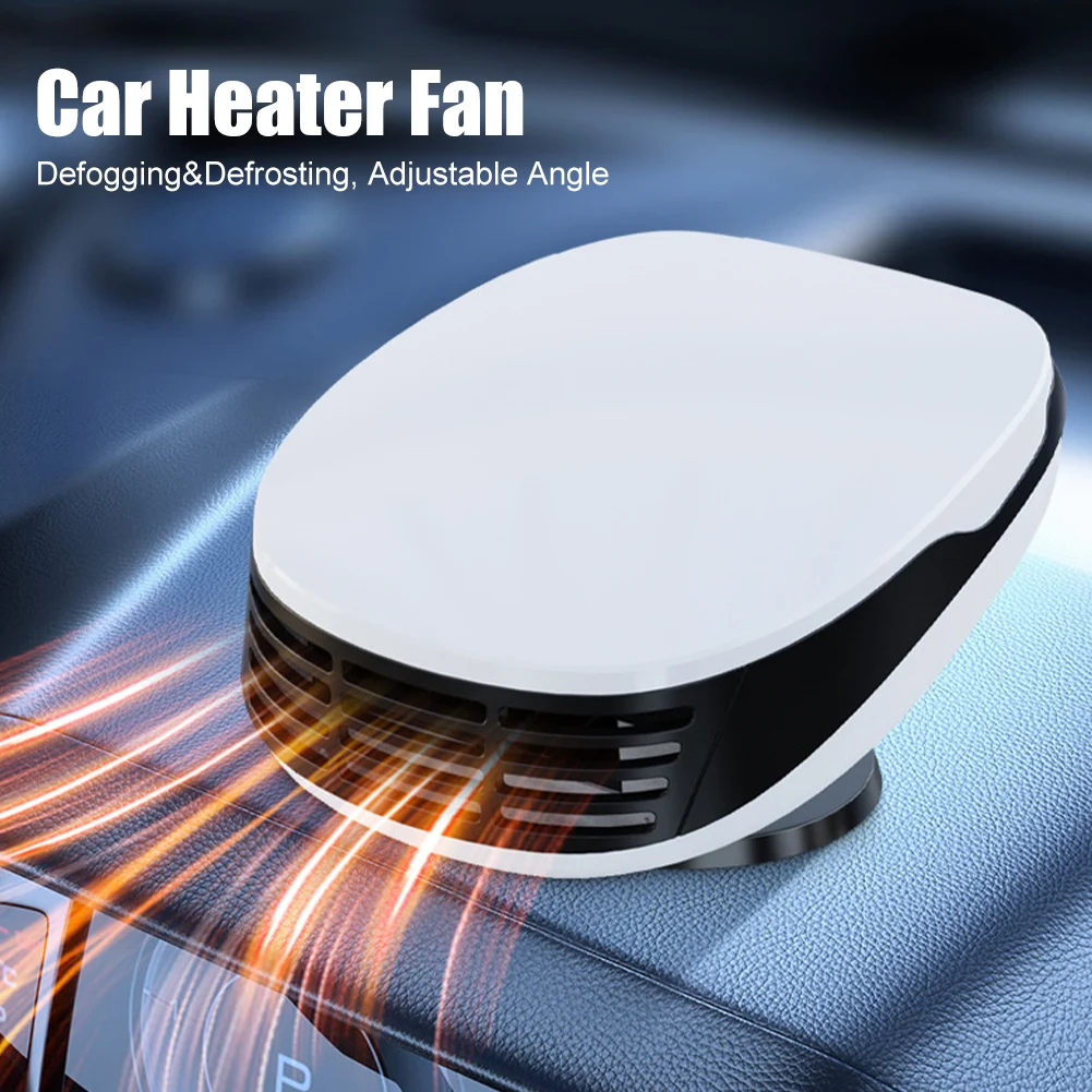 

12V Portable Electric Car Heater Fan 2 IN 1 Cooling Heating Auto Windshield Defroster 360 Degree Rotation Car Interior Heater