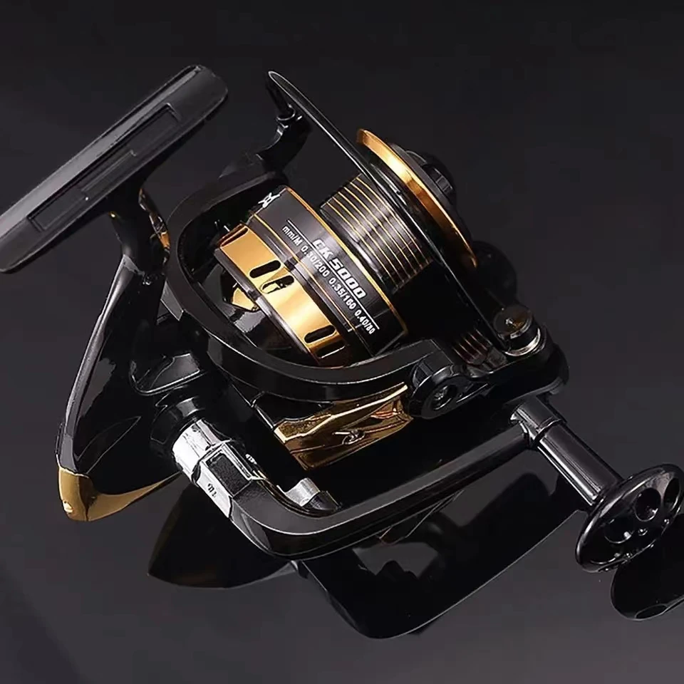 

KANGLUO Spinning Fishing Reel 5.2:1 Gear Ratio Max Drag 12kg Speed Spinning Fishing Reel for Lure Fishing