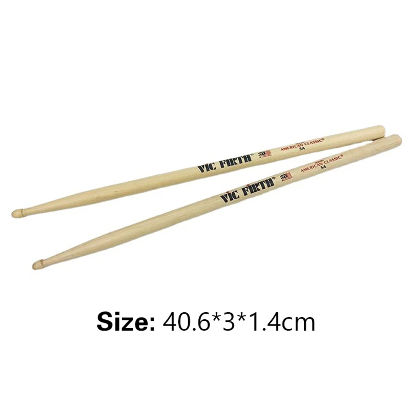 1Pair Moderate Hardness Sticks 5A Wood Tip Consistent Weight And Pitch American Style Drumsticks drum sticks