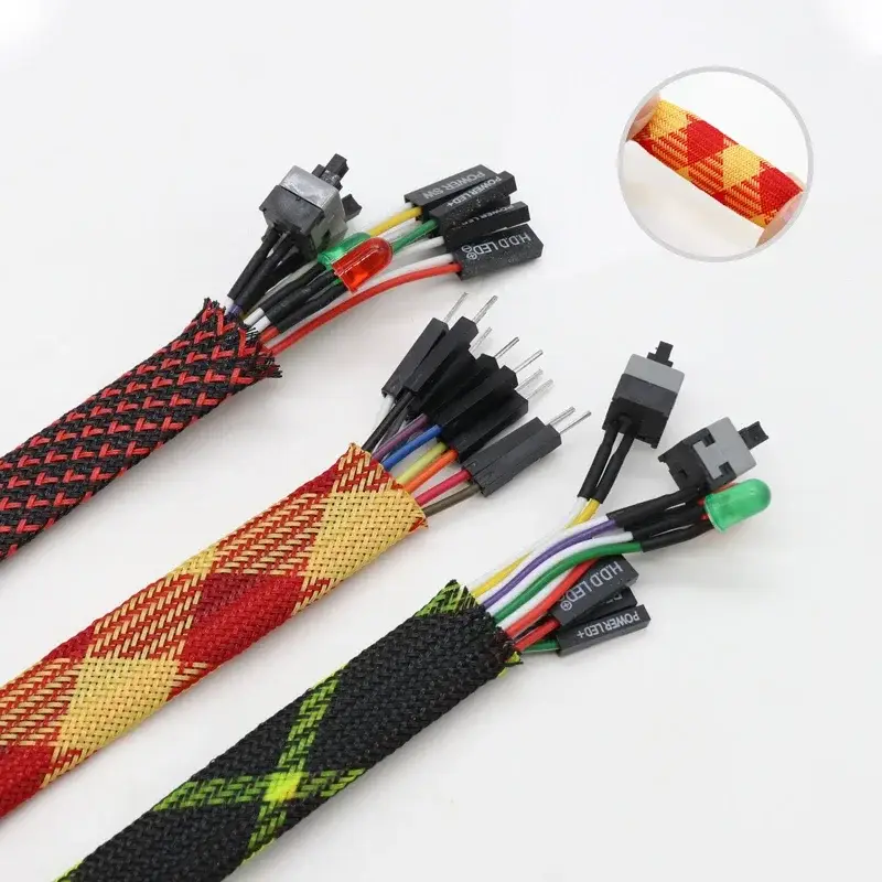 1/10M New Tight High Density PET Expandable Braided Sleeve 3 4 6 8 10 12 14 16 20 25 30 40mm Wire Cable Insulated Protection DIY - Image 6