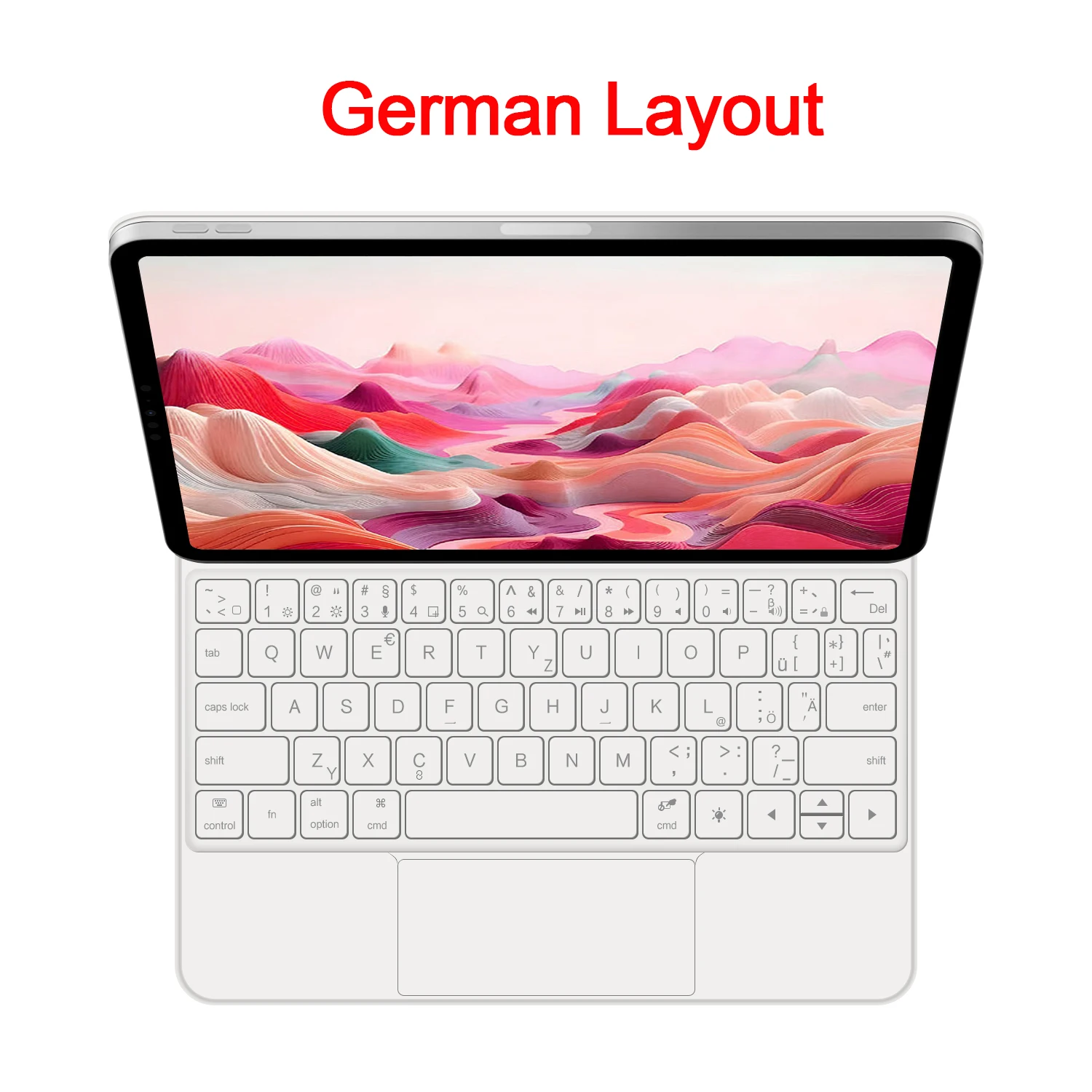 Magic Backlight Keyboard Folio with Smart Magnetic Cover and TouchPad Keyboard