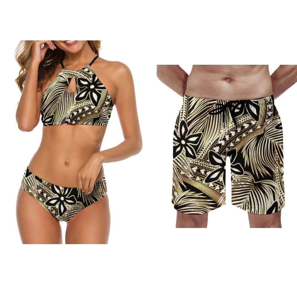 

Подарок на день Святого Валентина, женское нижнее белье, сексуальное бикини, мужские спортивные шорты, костюм для пары, для отпуска