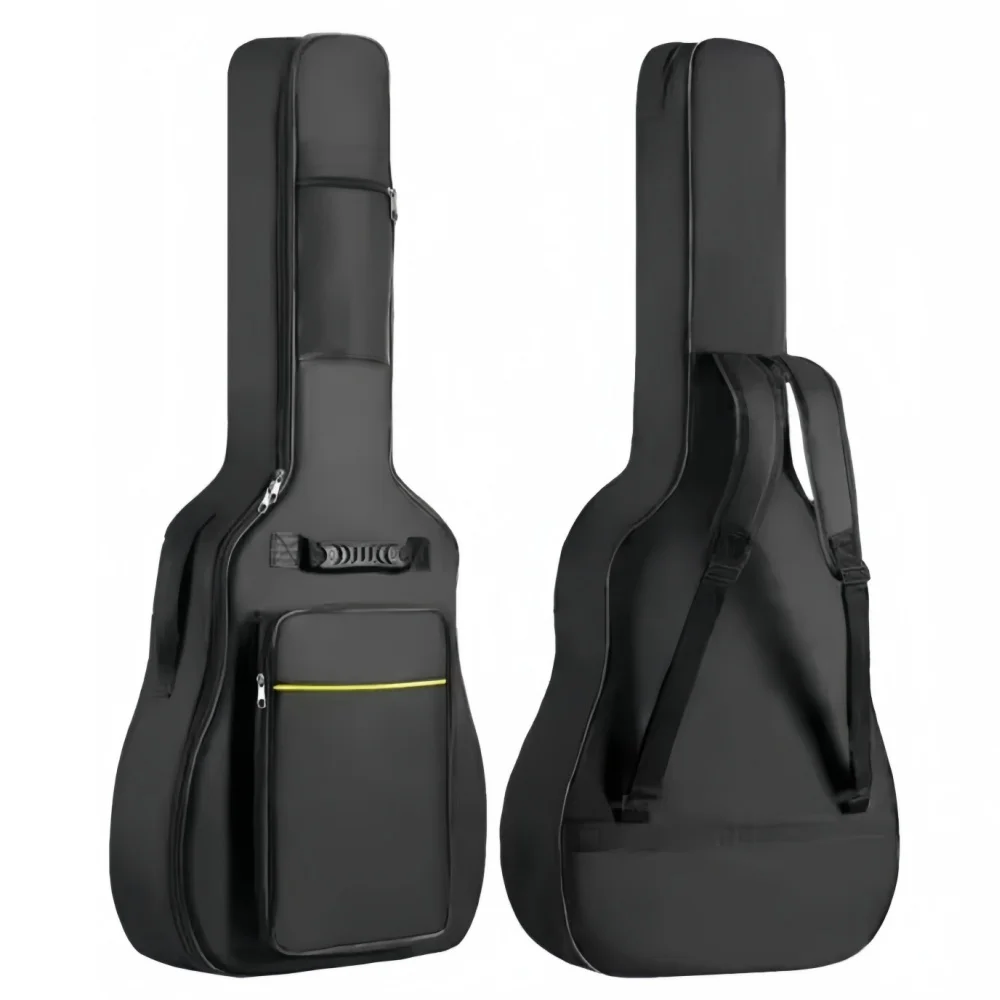 Acoustique Guitare Gig Sac 41 Pouce 0.25 Pouce Éponge Rembourrage Résistant À L'eau Double Réglable Bandoulière Guitare Cas