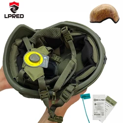 LPRED-Casco balístico de corte alto de aramida, nivel IIIA .44, a prueba de balas, tamaño L 58-63