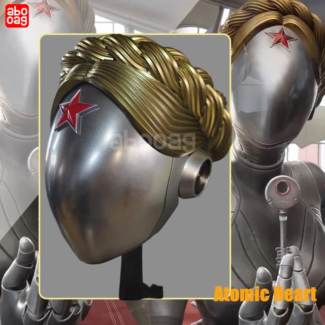 Atomic Heart Helmet - Robot Twins Head Cosplay 3D Print Model by