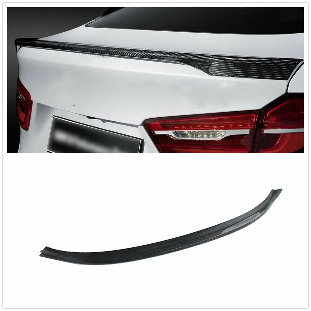 

Rear Spoiler Wing For BMW X6 F16 F86 X6M SUV 2015-2021 M Style Carbon Fiber Trunk Lid Flap Lip Splitter Tailgate Decklid Trim