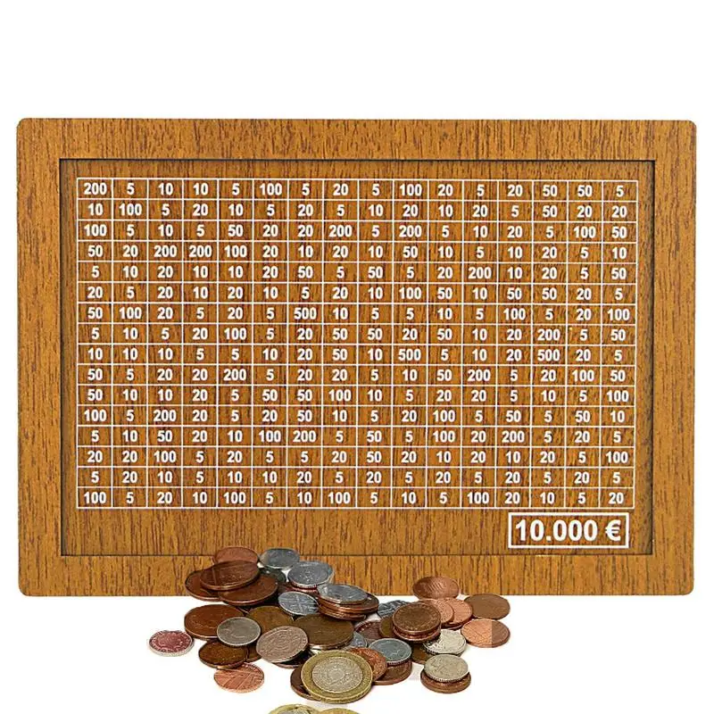 

Wooden Piggy Bank Decorative Disposable Saving Natural Wood Money Box With Money Goals Counter Piggy Bank For Kids Adults