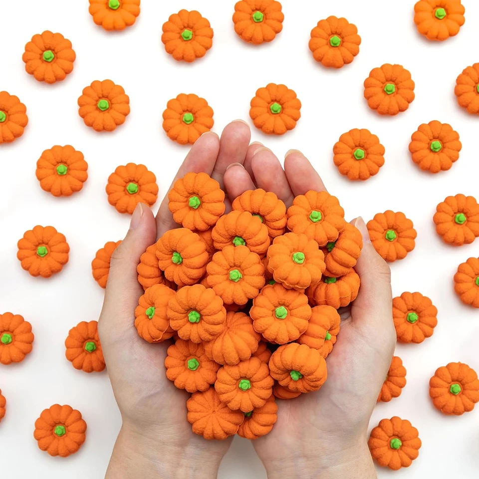 100 Gomme Da Cancellare Di Halloween A Forma Di Zucca E Fantasmi - Mini Cancelline Per Bambini
