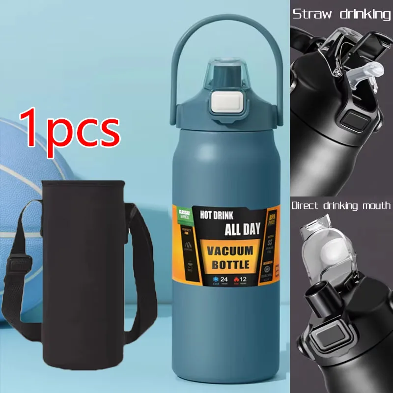 Blue with cup bag