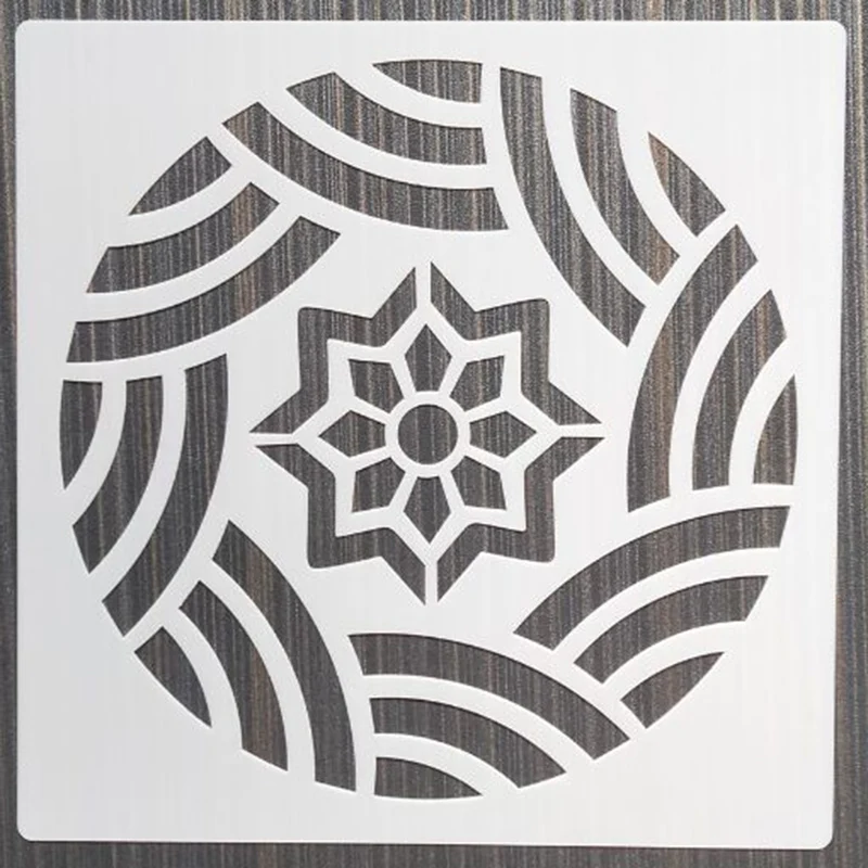 1set Mandala Painting Templates Tools Round Geometry Stencils for DIY  Painting Scrapbook Coloring Embossing Album 11/13/20cm - AliExpress
