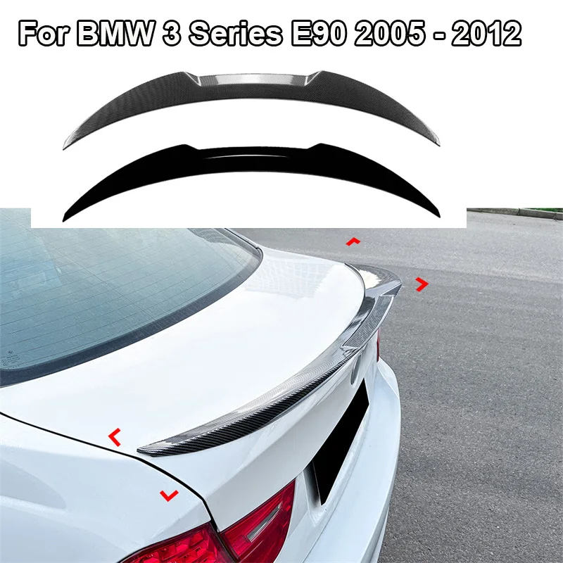 

Tail Tailgate Splitter Lip For BMW 3 Series E90 2005 - 2012 2011 Gloss Black Car Rear Trunk Spoiler Wing Roof Spoiler Wing