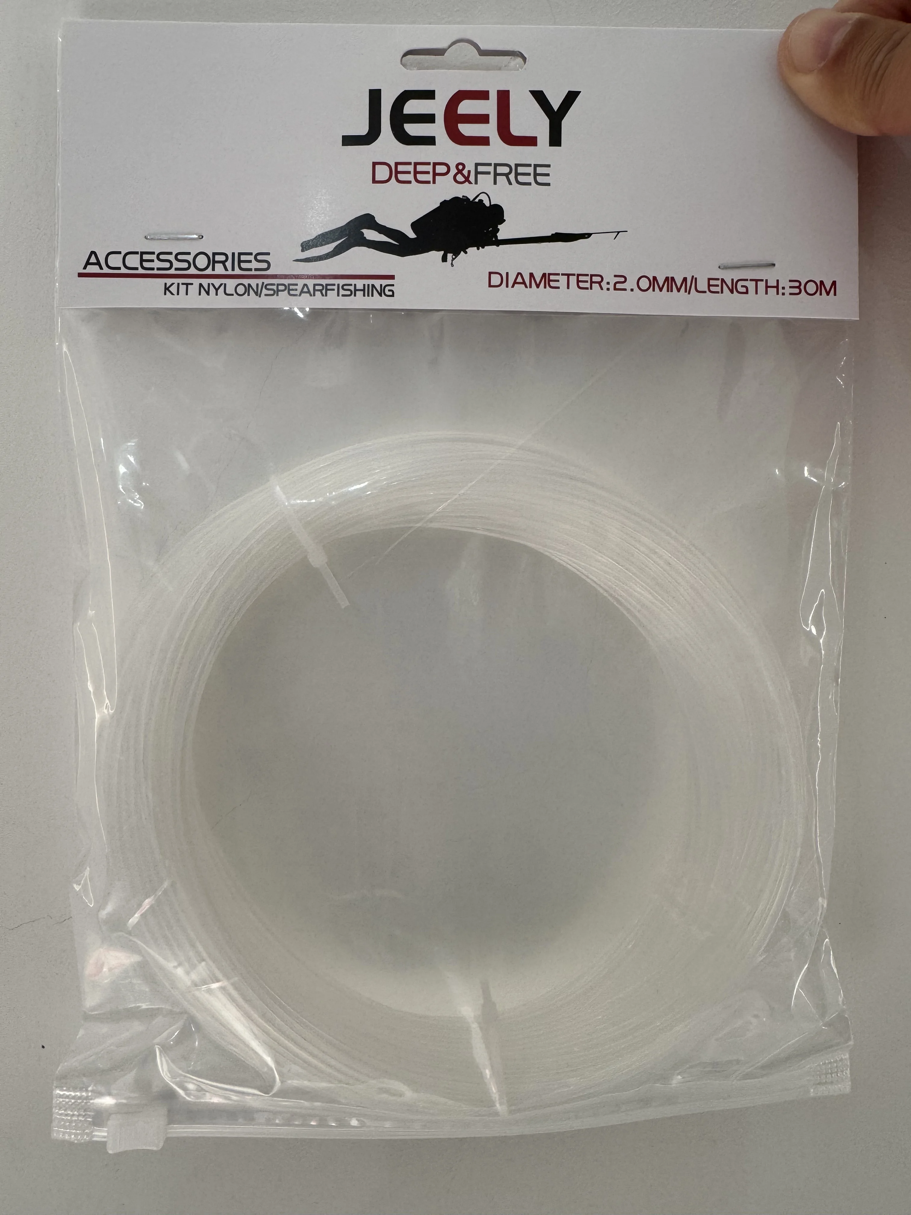 Durable Nylon Monofilament Fishing Line - 30M Hank Pack
